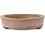Pot à bonsaï ovale non émaillé - 222 x 157 x 40 mm