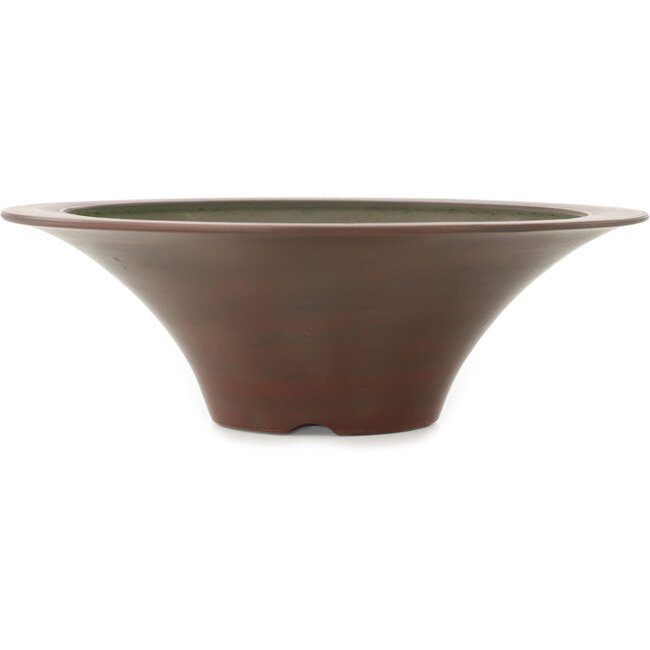 Vaso bonsai rotondo non smaltato di Bigei - 180 x 180 x 60 mm