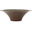 Pot à bonsaï rond non émaillé de Bigei - 180 x 180 x 60 mm