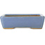 Maceta rectangular azul para bonsái de Hattori - 142 x 107 x 40 mm