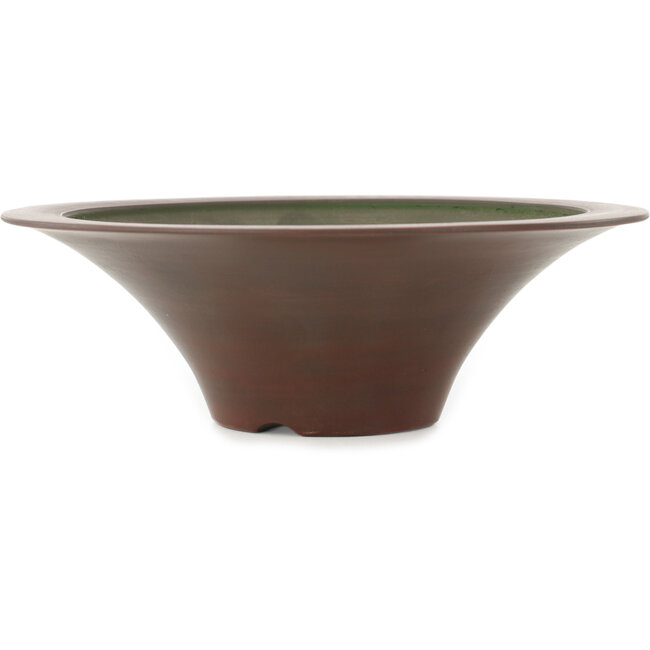 Vaso bonsai rotondo non smaltato di Bigei - 180 x 180 x 60 mm