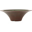 Pot à bonsaï rond non émaillé de Bigei - 180 x 180 x 60 mm
