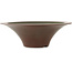 Pot à bonsaï rond non émaillé de Bigei - 180 x 180 x 60 mm