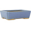 Maceta rectangular azul para bonsái de Hattori - 142 x 107 x 40 mm
