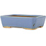 Maceta rectangular azul para bonsái de Hattori - 142 x 107 x 40 mm