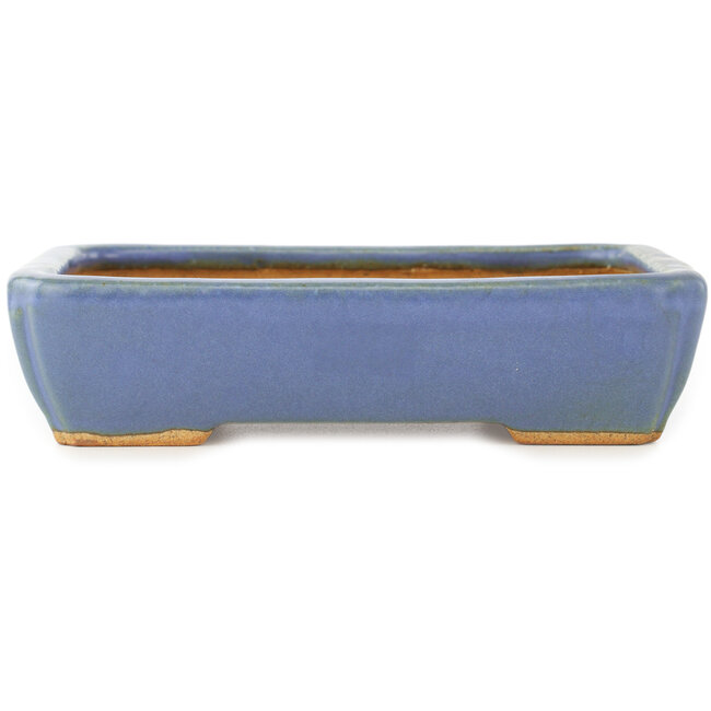 Vaso bonsai rettangolare blu di Hattori - 151 x 115 x 40 mm