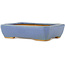Rechthoekige blauwe bonsai pot van Hattori - 151 x 115 x 40 mm