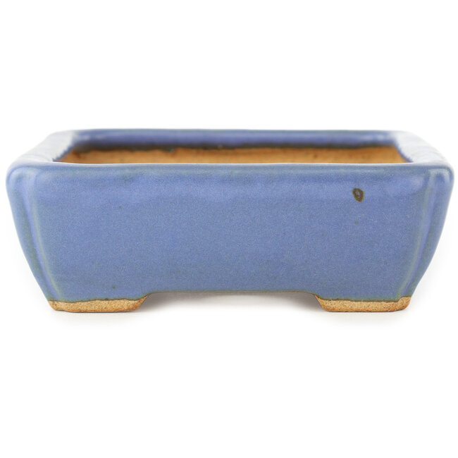 Vaso bonsai rettangolare blu di Hattori - 151 x 115 x 40 mm