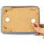 Maceta rectangular azul para bonsái de Hattori - 151 x 115 x 40 mm