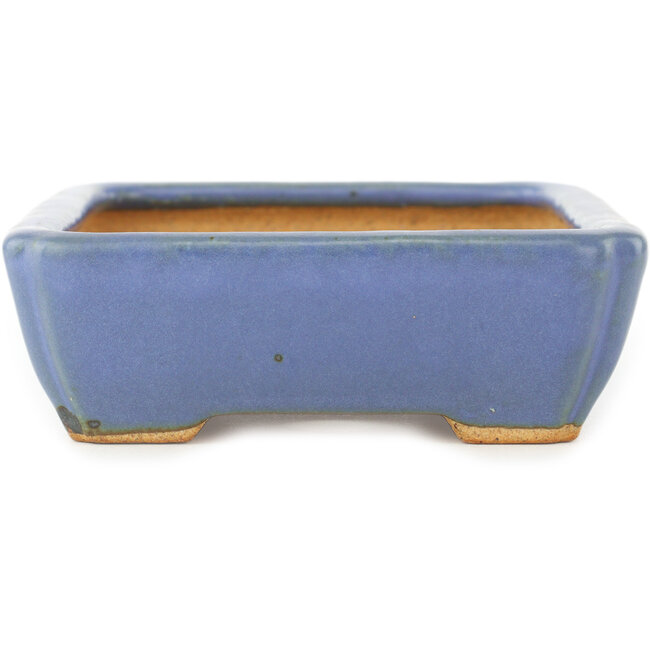 Vaso bonsai rettangolare blu di Hattori - 151 x 115 x 40 mm