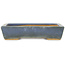 Maceta rectangular azul para bonsái de Hattori - 155 x 115 x 35 mm