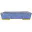 Pot à bonsaï rectangulaire bleu par Hattori - 155 x 115 x 35 mm