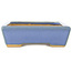 Maceta rectangular azul para bonsái de Hattori - 155 x 115 x 35 mm