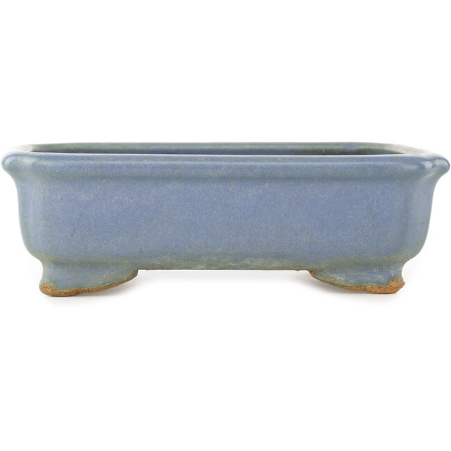 Vaso bonsai rettangolare blu di Hattori - 147 x 113 x 47 mm