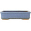 Maceta rectangular azul para bonsái de Hattori - 135 x 102 x 33 mm