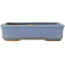 Maceta rectangular azul para bonsái de Hattori - 135 x 102 x 33 mm