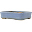 Vaso bonsai rettangolare blu di Hattori - 135 x 102 x 33 mm
