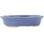 Ovaler blauer Bonsai-Topf von Hattori - 165 x 132 x 38 mm