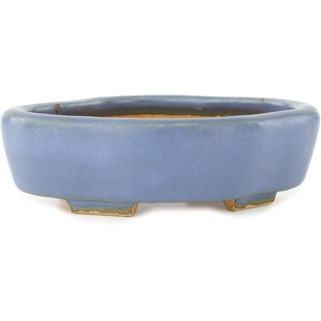 Vaso bonsai Mokko blu di Hattori - 142 x 118 x 43 mm