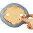 Pot à bonsaï bleu Mokko par Hattori - 163 x 140 x 40 mm