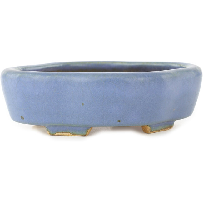 Vaso bonsai Mokko blu di Hattori - 142 x 118 x 43 mm