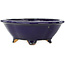 Pot à bonsaï Mokko bleu foncé par Hattori - 135 x 115 x 47 mm