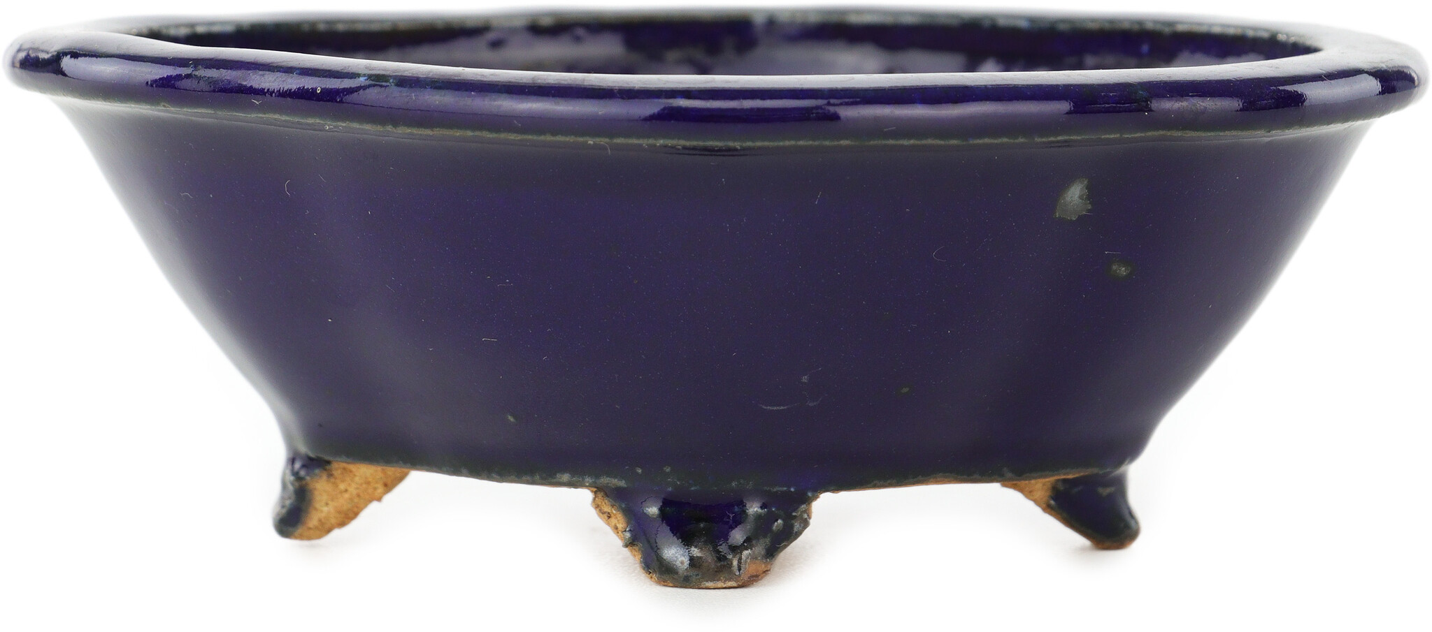 Lotusschale Pflanzgef 7,4 Zoll - Keramik Bonsai Topf Mit Drainage, Blau  Fr Sukkulenten & Kakteen