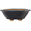 Vaso bonsai Mokko blu scuro di Hattori - 135 x 115 x 47 mm