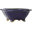 Vaso bonsai Mokko blu scuro di Hattori - 135 x 115 x 47 mm