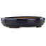 Oval dark blue bonsai pot by Hattori - 167 x 130 x 35 mm