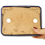 Maceta rectangular para bonsái de color azul oscuro de Hattori - 155 x 117 x 38 mm