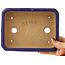Maceta rectangular para bonsái de color azul oscuro de Hattori - 155 x 117 x 38 mm