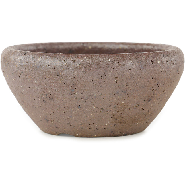 Vaso bonsai rotondo non smaltato di Bonsai - 123 x 123 x 58 mm