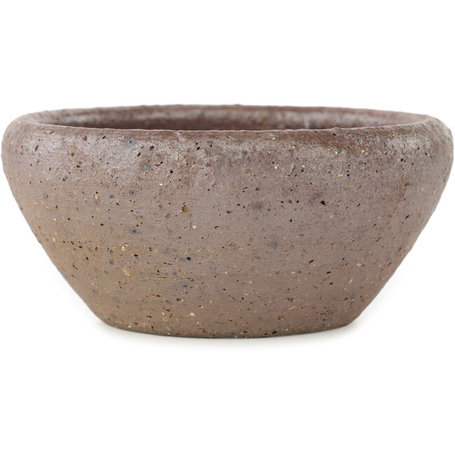 Vaso bonsai rotondo non smaltato di Bonsai - 123 x 123 x 58 mm