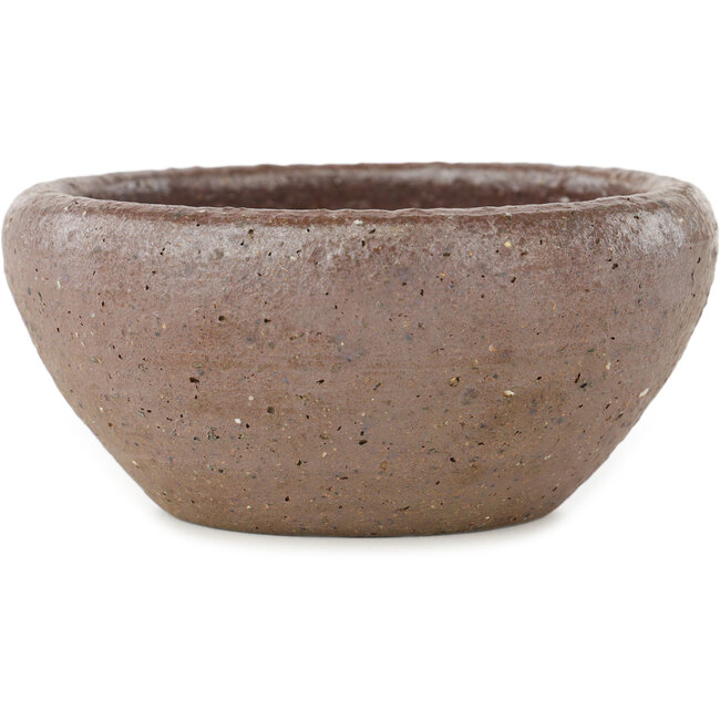 Maceta para bonsái redonda sin esmaltar de Bonsai - 120 x 120 x 55 mm