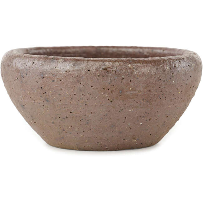 Pot à bonsaï rond non émaillé de Bonsai - 120 x 120 x 55 mm