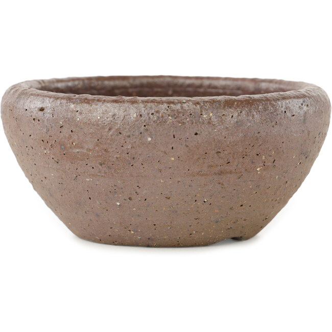 Pot à bonsaï rond non émaillé de Bonsai - 120 x 120 x 55 mm