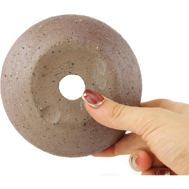 Pot à bonsaï rond non émaillé de Bonsai - 120 x 120 x 55 mm