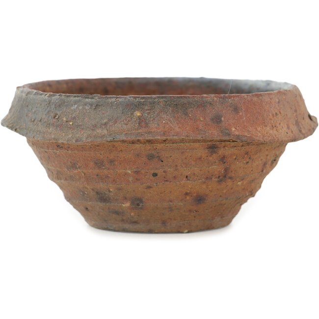 Maceta para bonsái redonda sin esmaltar de Bonsai - 120 x 120 x 53 mm