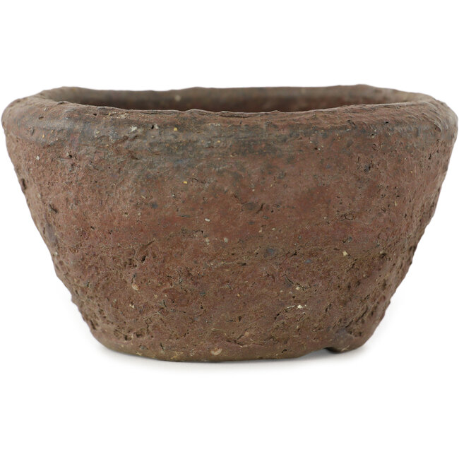 Ronde ongeglazuurde bonsai pot van Bonsai - 100 x 100 x 55 mm