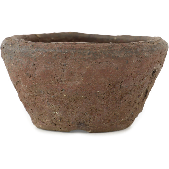 Pot à bonsaï rond non émaillé de Bonsai - 100 x 100 x 55 mm