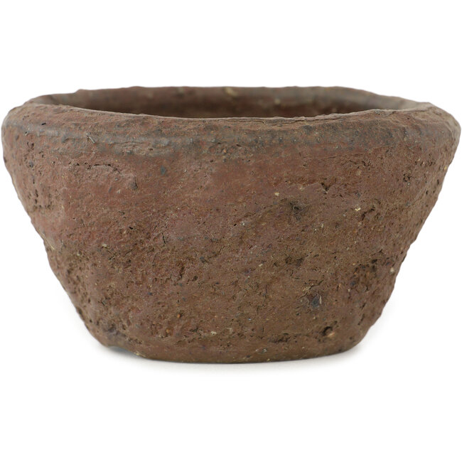 Ronde ongeglazuurde bonsai pot van Bonsai - 100 x 100 x 55 mm