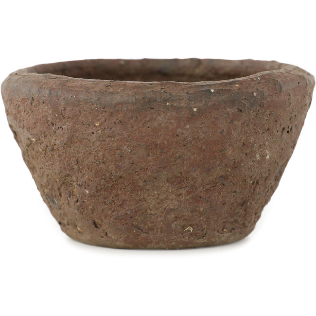 Maceta para bonsái redonda sin esmaltar de Bonsai - 100 x 100 x 55 mm