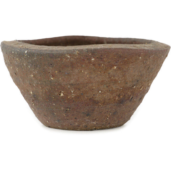 Maceta para bonsái redonda sin esmaltar de Bonsai - 100 x 100 x 52 mm