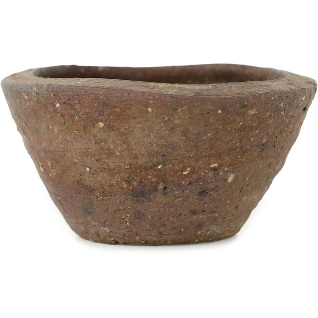 Maceta para bonsái redonda sin esmaltar de Bonsai - 100 x 100 x 52 mm