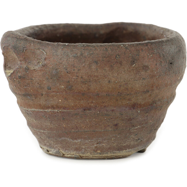 Pot à bonsaï rond non émaillé de Bonsai - 95 x 95 x 60 mm