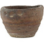 Round unglazed bonsai pot by Bonsai - 95 x 95 x 60 mm
