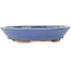 Ovale blauwe bonsai pot van Hattori - 167 x 130 x 35 mm