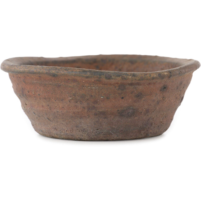 Maceta para bonsái redonda sin esmaltar de Bonsai - 105 x 105 x 40 mm