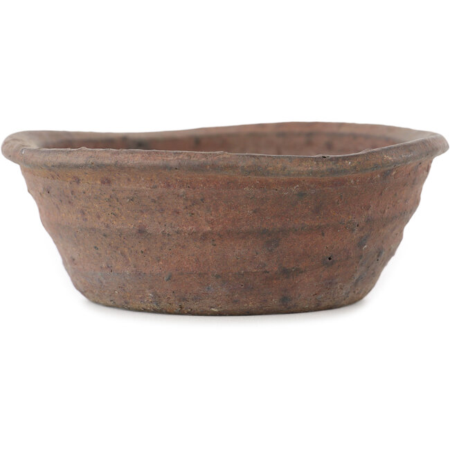 Pot à bonsaï rond non émaillé de Bonsai - 105 x 105 x 40 mm